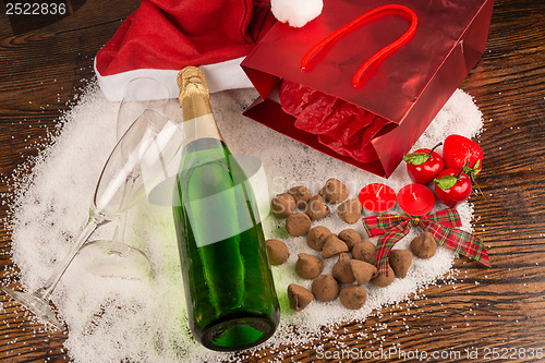 Image of Champagne still life