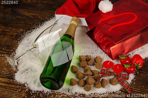 Image of Champagne still life