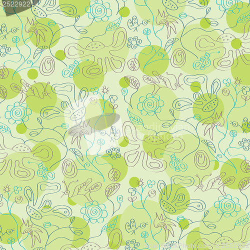 Image of seamless floral background
