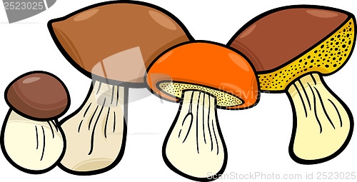 Image of mushrooms food objects group