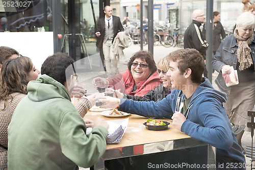 Image of Street cafe in Copenhagen