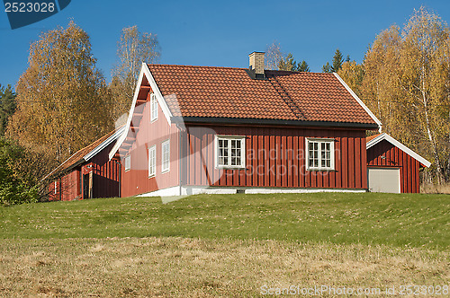 Image of Norwegian Wooden House in 