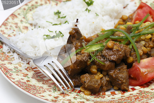 Image of Lahore style lamb curry closeup