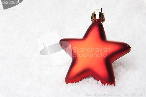 Image of christmas decoration red