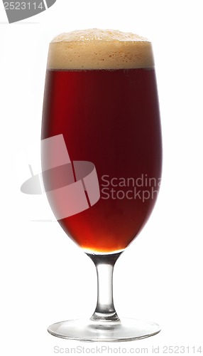 Image of glass of dark beer