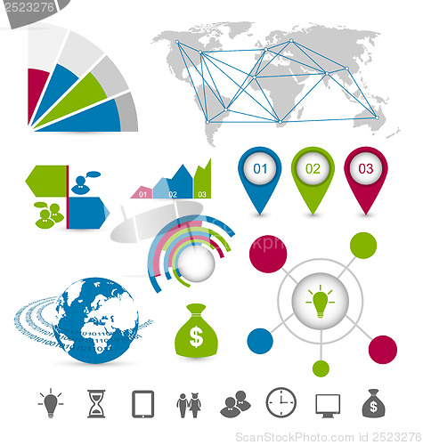 Image of Infographic design elements ideal to display for your informatio