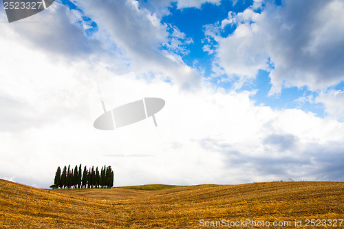 Image of Tuscany before the storm