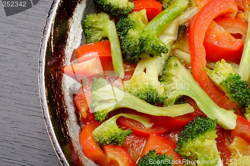 Image of cooking vegetables