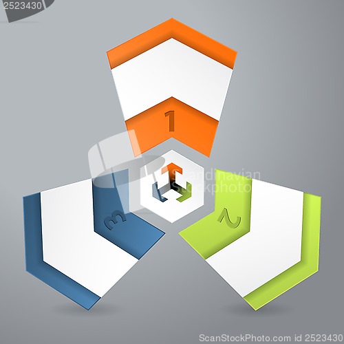 Image of Infographics chart with cool shape