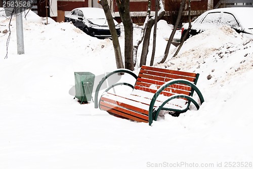 Image of Winter bench