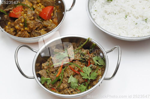 Image of Lamb curries with rice