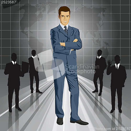 Image of Vector Businessman In Suit