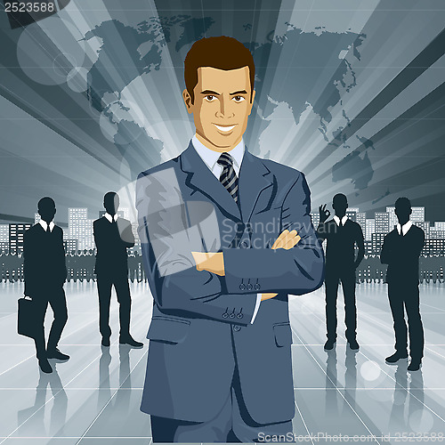 Image of Vector Businessman In Suit