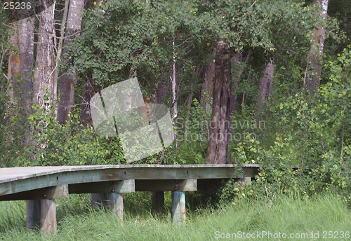 Image of wooden walkway