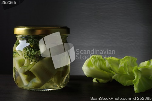 Image of still life with vegetables