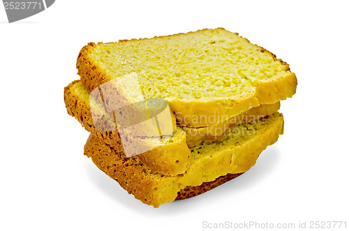 Image of Bread homemade yellow of sliced