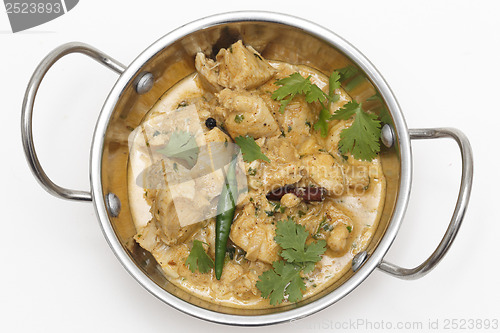 Image of Balti chicken pasanda in a kadai bowl
