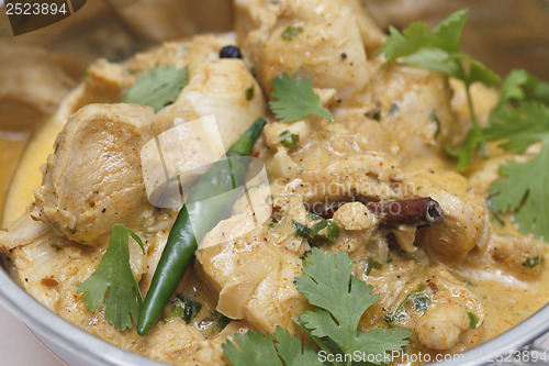 Image of Pasanda chicken curry closeup