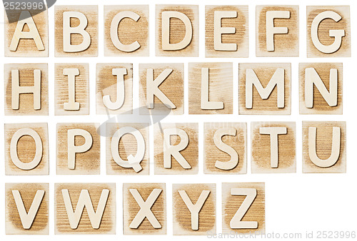 Image of Wooden alphabet