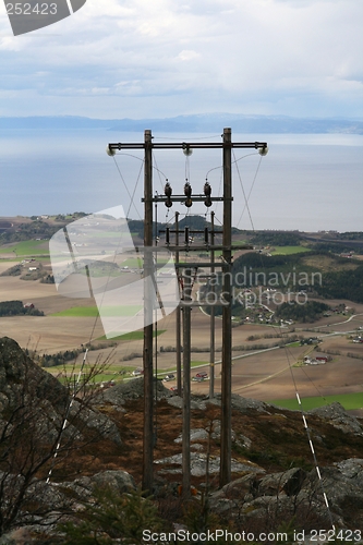 Image of High voltage masts