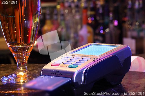 Image of  Paying Drink With Credit Card