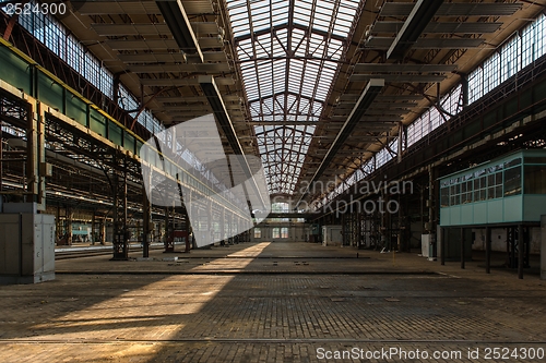 Image of Large industrial hall of a repair station