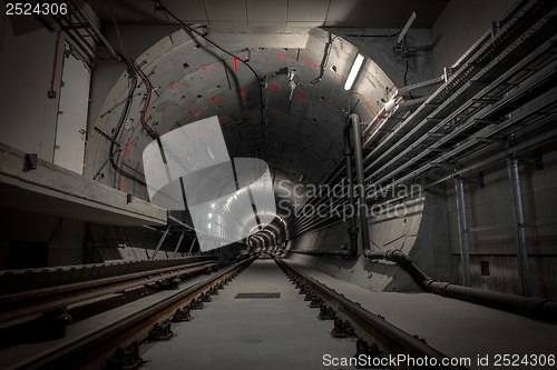 Image of Underground tunnel for the subway