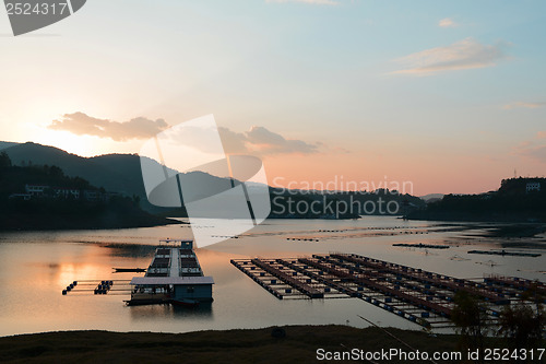 Image of Lake at sunset