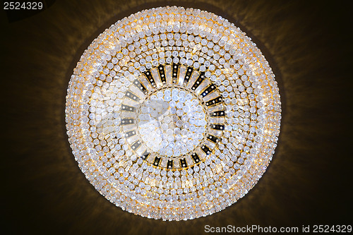 Image of Contemporary glass chandelier 