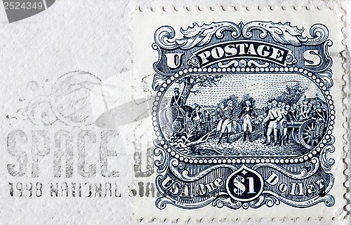 Image of One Dollar US Stamp