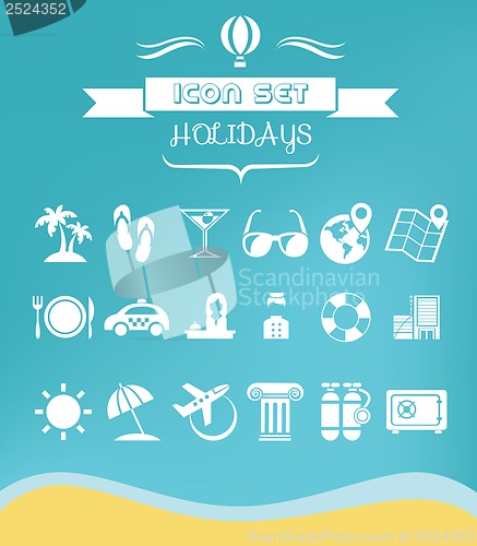 Image of Travel Flat Icon Set