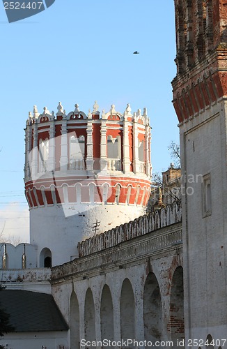 Image of Novodevechy monastery tower in Moscow