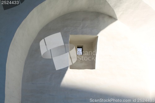 Image of The window in the wall of the fortress