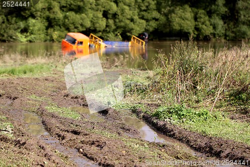 Image of The roads in the Russian village