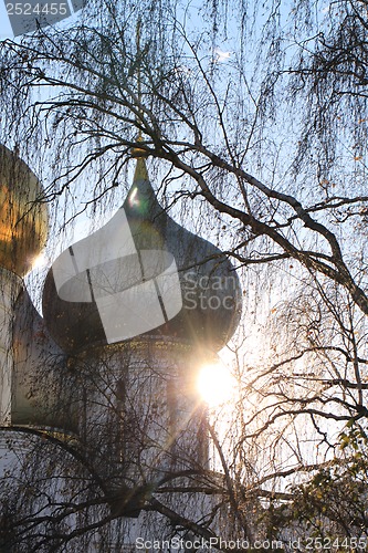 Image of The dome of the Church of the Novodevichy Convent