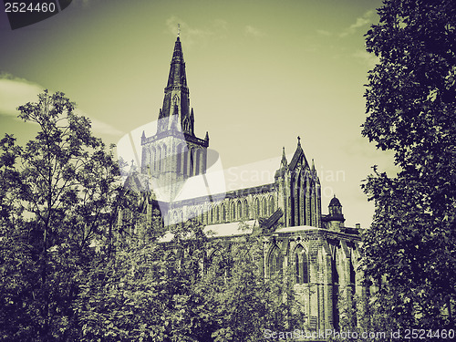 Image of Vintage sepia Glasgow cathedral
