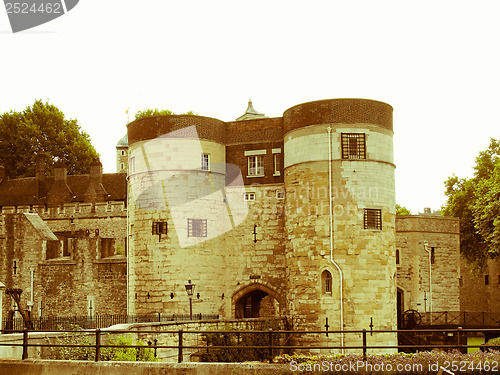 Image of Retro looking Tower of London
