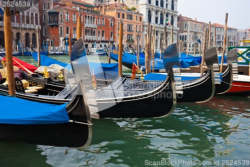 Image of Gondolas in Venice