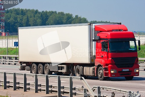 Image of Truck on highway