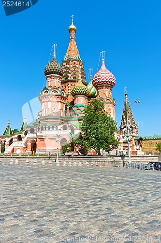 Image of Saint Basil Cathedral  in Moscow