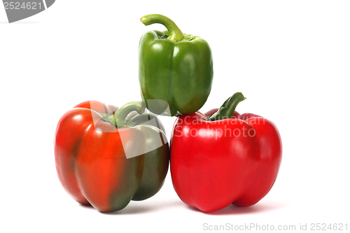 Image of Red and Green Bell Peppers