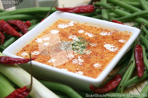 Image of bohnensuppe mit chili