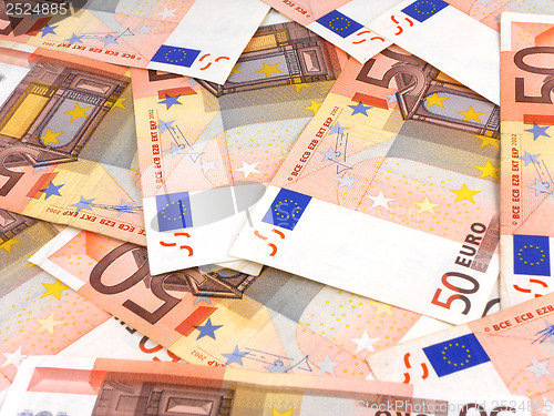 Image of business money background with european euro