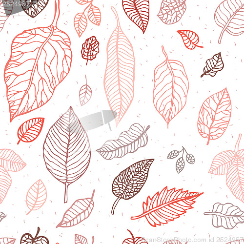 Image of Leaves.  Seamless background