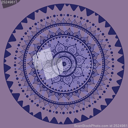 Image of Mandala. Indian decorative pattern.