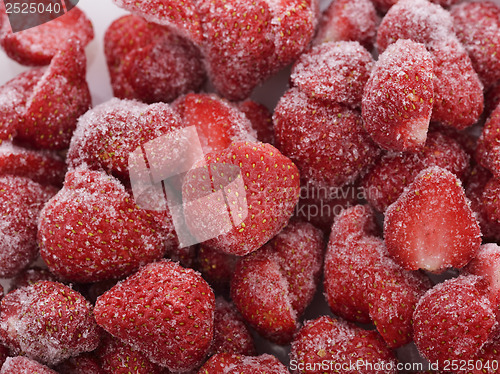 Image of Frozen Strawberries