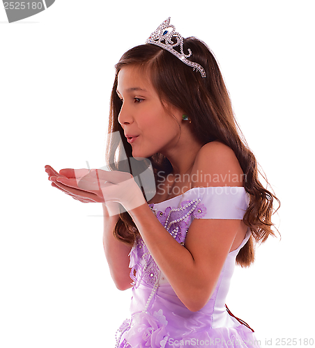 Image of Young Princess Blowing Dream