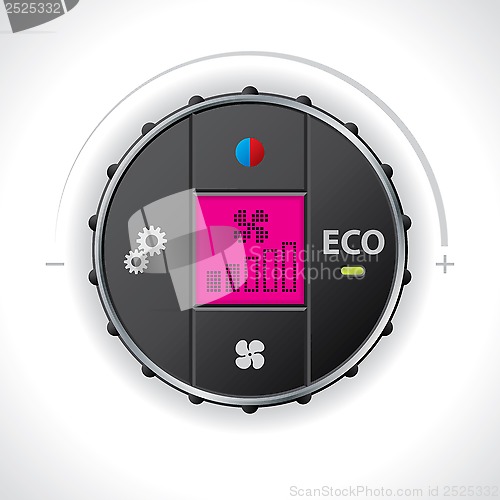 Image of Ac control with options and display