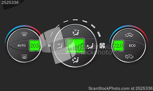 Image of Digital air condition set