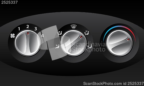 Image of Retro analog temperature controls